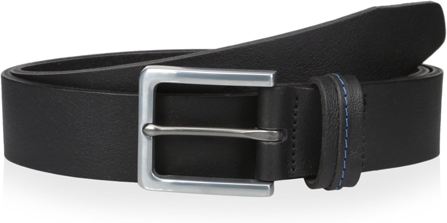 Men's Contrast Stitching Loop Belt