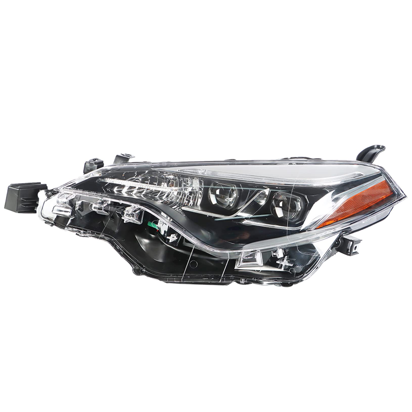 Turn Signals For Toyota Corolla Double Color Fog Lights With DRL & Turn