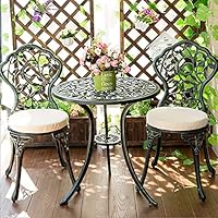 TAYTHI ガーデンテーブル 鋳造アルミニウム バルコニーテーブル 四角 TAYTHI ガーデンテーブル 鋳造アルミニウム バルコニーテーブル 四角