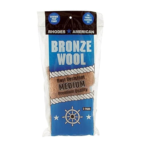 Miniatura 18 de Homax 10120000 - Lana de acero, 12 almohadillas, grado #0000, Rhodes American, acabado final y Howard Products, Restor-A-Finish, roble dorado, 8