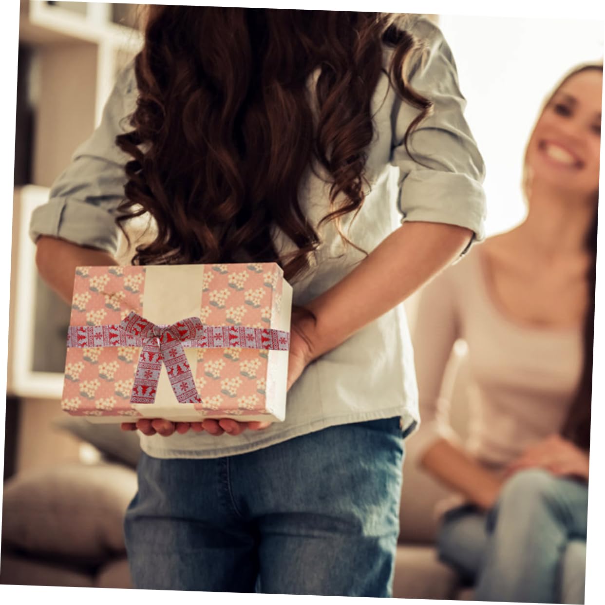 SHINEOFI 9stücke Weihnachtsgeschenkband Einzigartige Dekobänder Mit Weihnachtsmotiven Hochwertige Langlebige Und Hautfreundliche Verpackungsbänder Für Und Bastelprojekte