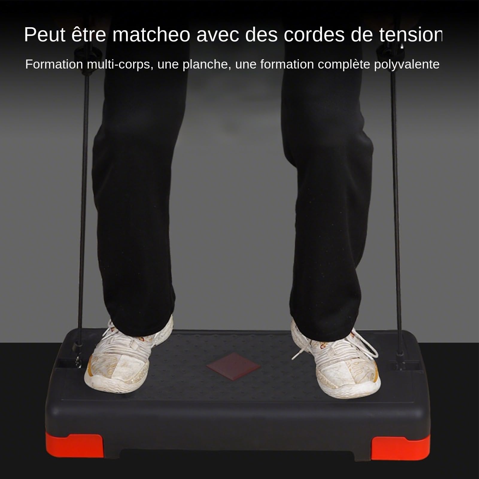 Step De Fitness Entrenador Multifuncional Portátil, Bandeja Ajustable Para Hogar Gimnasio Fitness