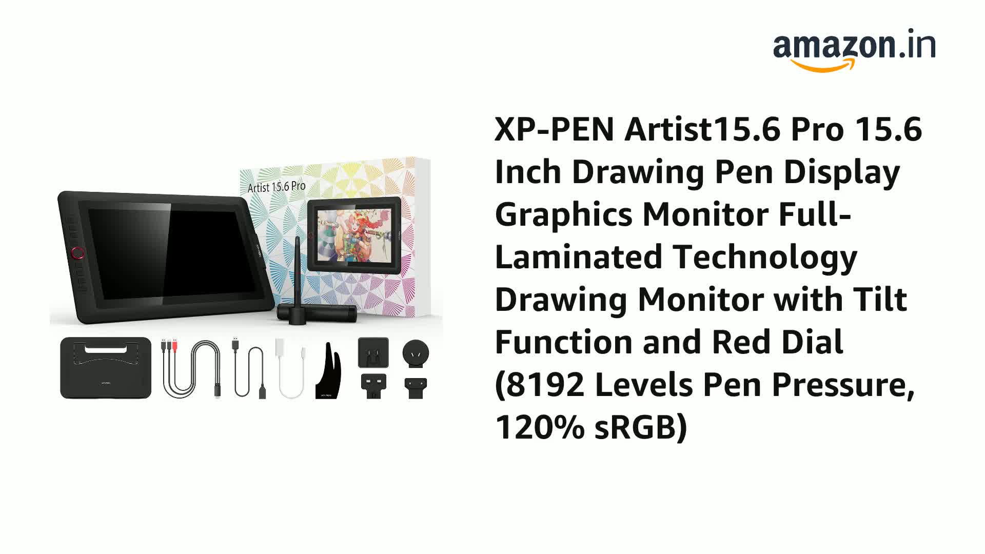 Amazon.in: Buy XP-Pen Artist 15.6 Pro V2 Drawing Tablet with