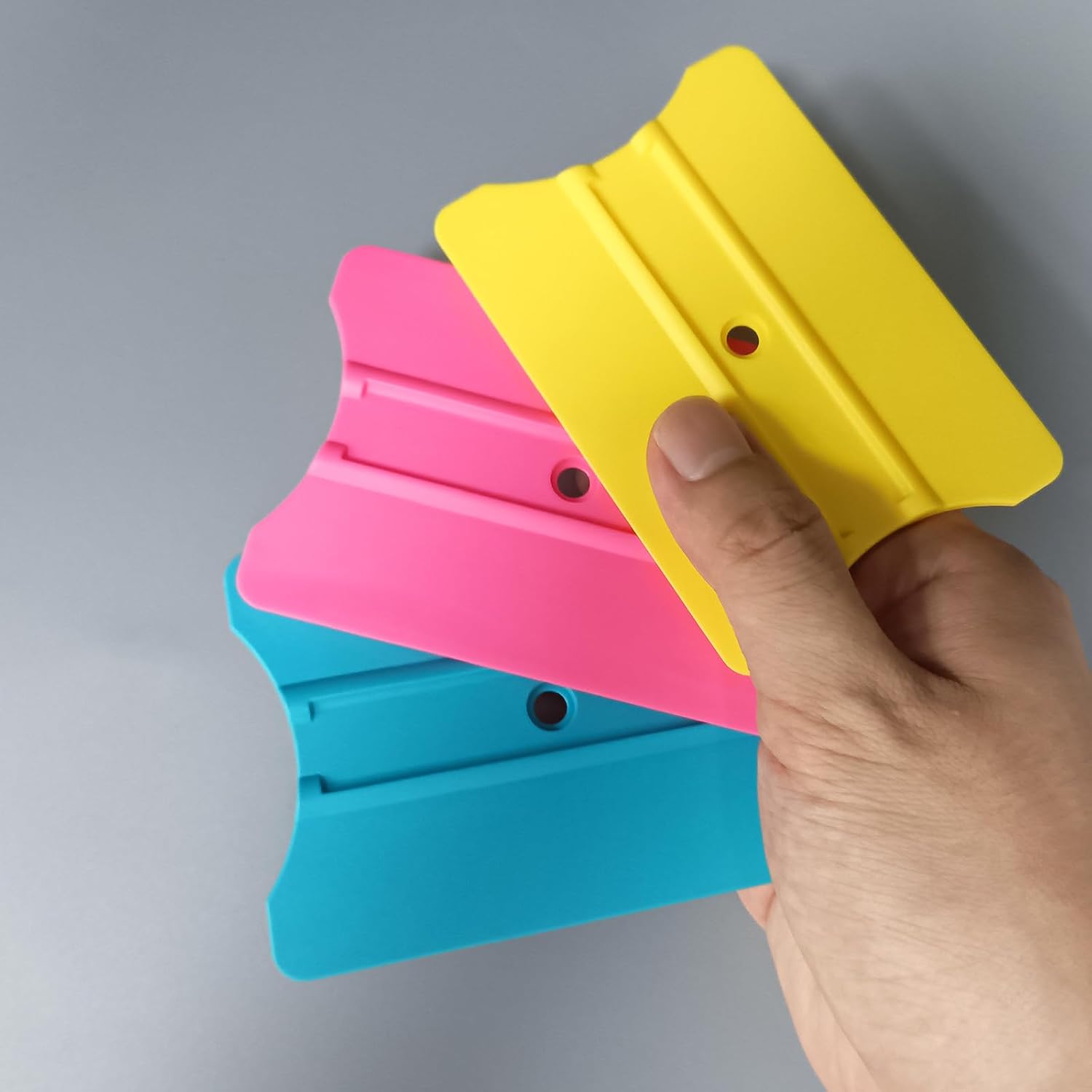 Vinyl Wrap Tools 3Pcs Car Wrap Tools Squeegee with Different Hardness for Car Wrapping,Wallpaper,Sticker & Decal Apllication
