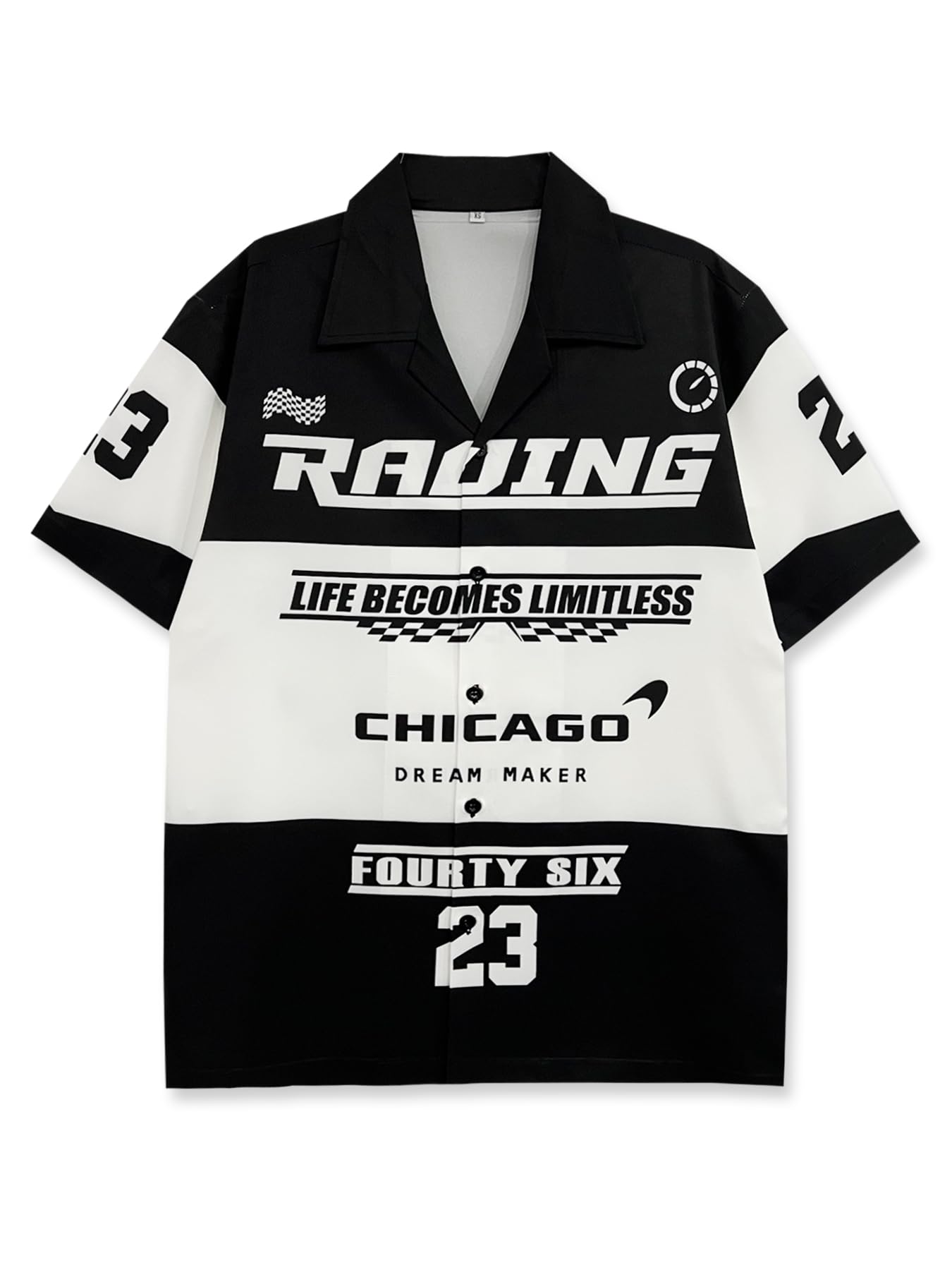 Mens Casual Stylish Shirts Hawaiian Short Sleeve Button Down Shirts Streetwear Y2K Summer Beach Shirts