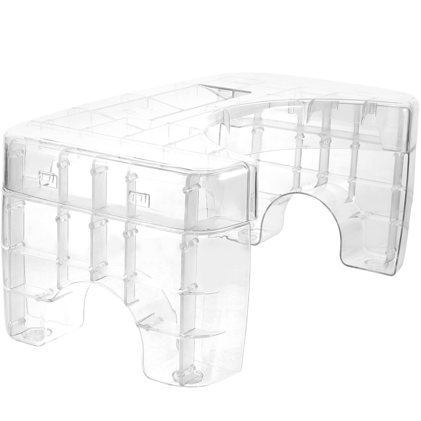 STOBAZA Transparent Toilet Stool Poop Stool for Bathroom Home Stool Toilet Stepping Stool Clear Poop Stool Toilet Poop Stool Toilet Footstool Travel Household The Pet Squat Stool