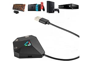arVin USB Keyboard Mouse Converter for Nintendo Switch/PS4/PS3/Xbox One/Xbox 360 Consoles