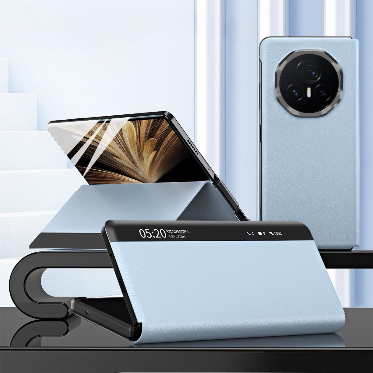 Étui en cuir Honor Magic V5 : luxe et protection intégrale - 8