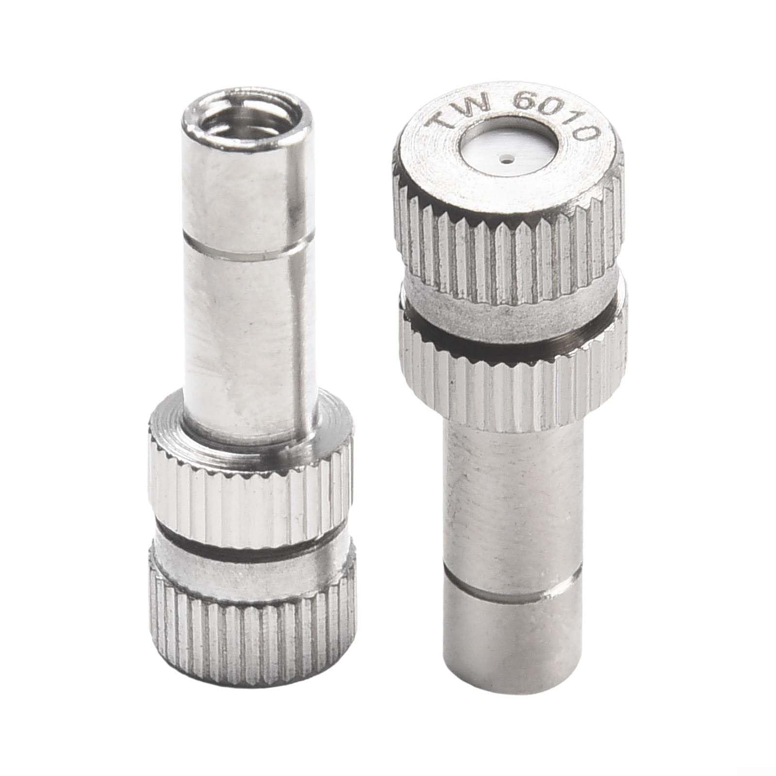 URNSXVFI Misting Nozzle Fast Connect Mist Fog Sprayer Spray Nozzles Gardening,Push-in Spray Nozzle, Low Pressure Atomizing Nozzle, Mist Nozzle 50 Pieces 0.8mm（0.0315in）