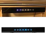 Fydun 12V Hotte de cuisinière 3 Vitesse réglable avec écran tactile LED Lumière pour RV Cuisine