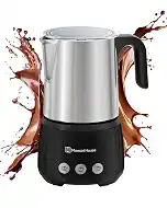Maestri House Milk Frother, 4-in-1 ClassicFro 500 Electric Milk Steamer and Frother, 16.9OZ 600W Smart Touch Control Hot and Cold Foam Maker, Memory Function for Latte, Cappuccinos, Chocolate Milk