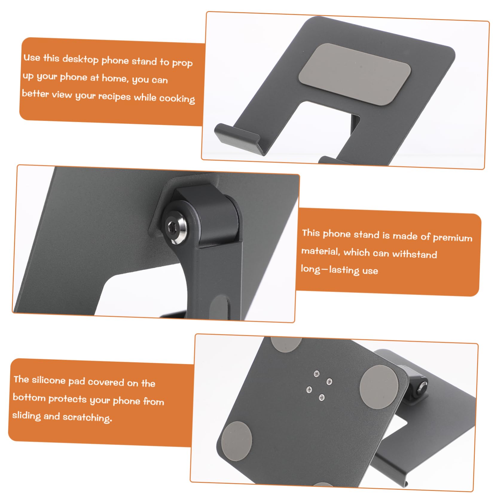 Tofficu Supporto per Tablet Supporto da Tavolo Organizer per Tablet Uso in Casa Ufficio e Viaggio