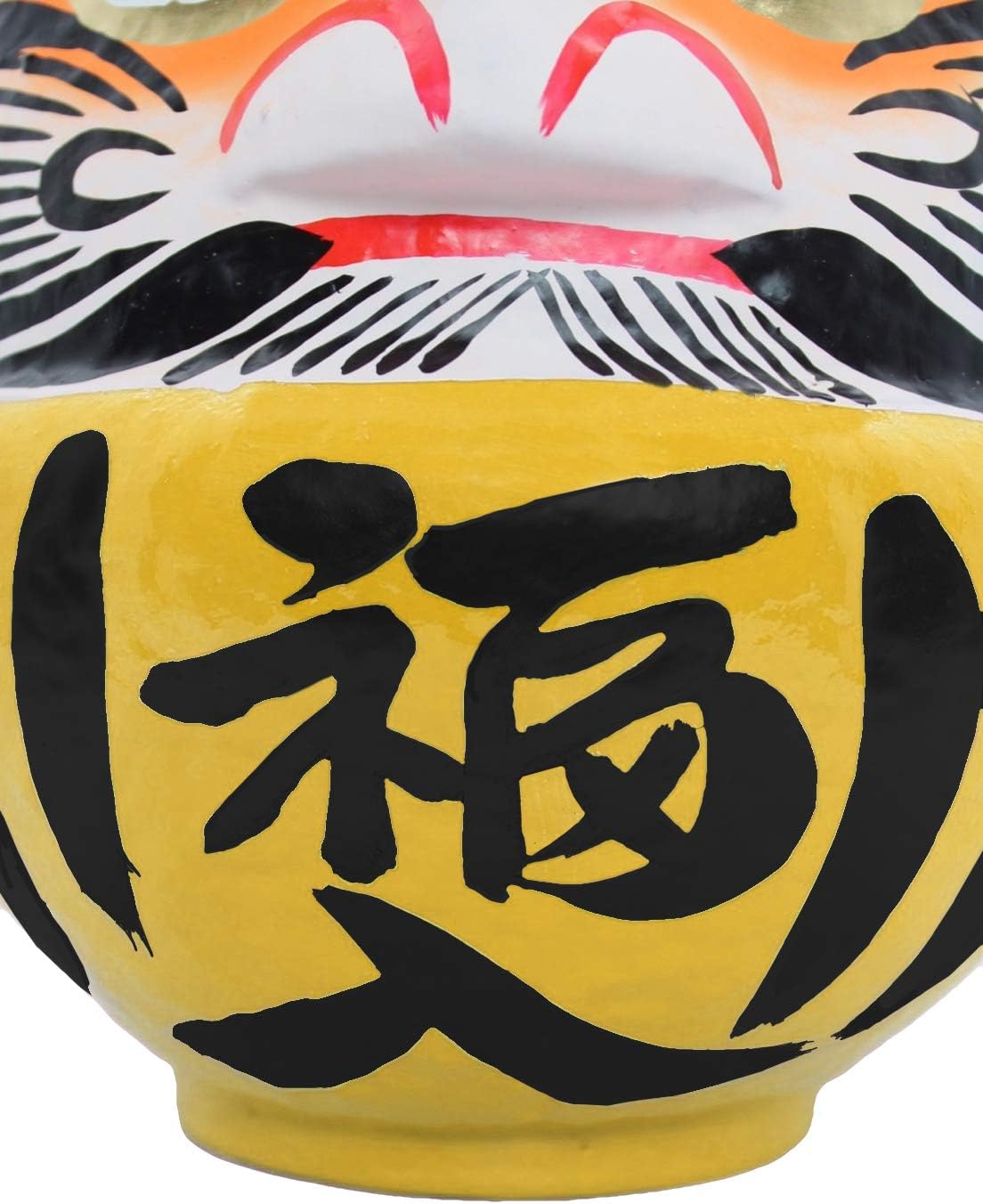 Daruma HKDM-13-YE-16 Fuku Daruma No. 13, Yellow, Pray for Winning, Cooperation Match, 13.4 x 11.8 x 14.2 inches (34 x 30 x 36 cm)