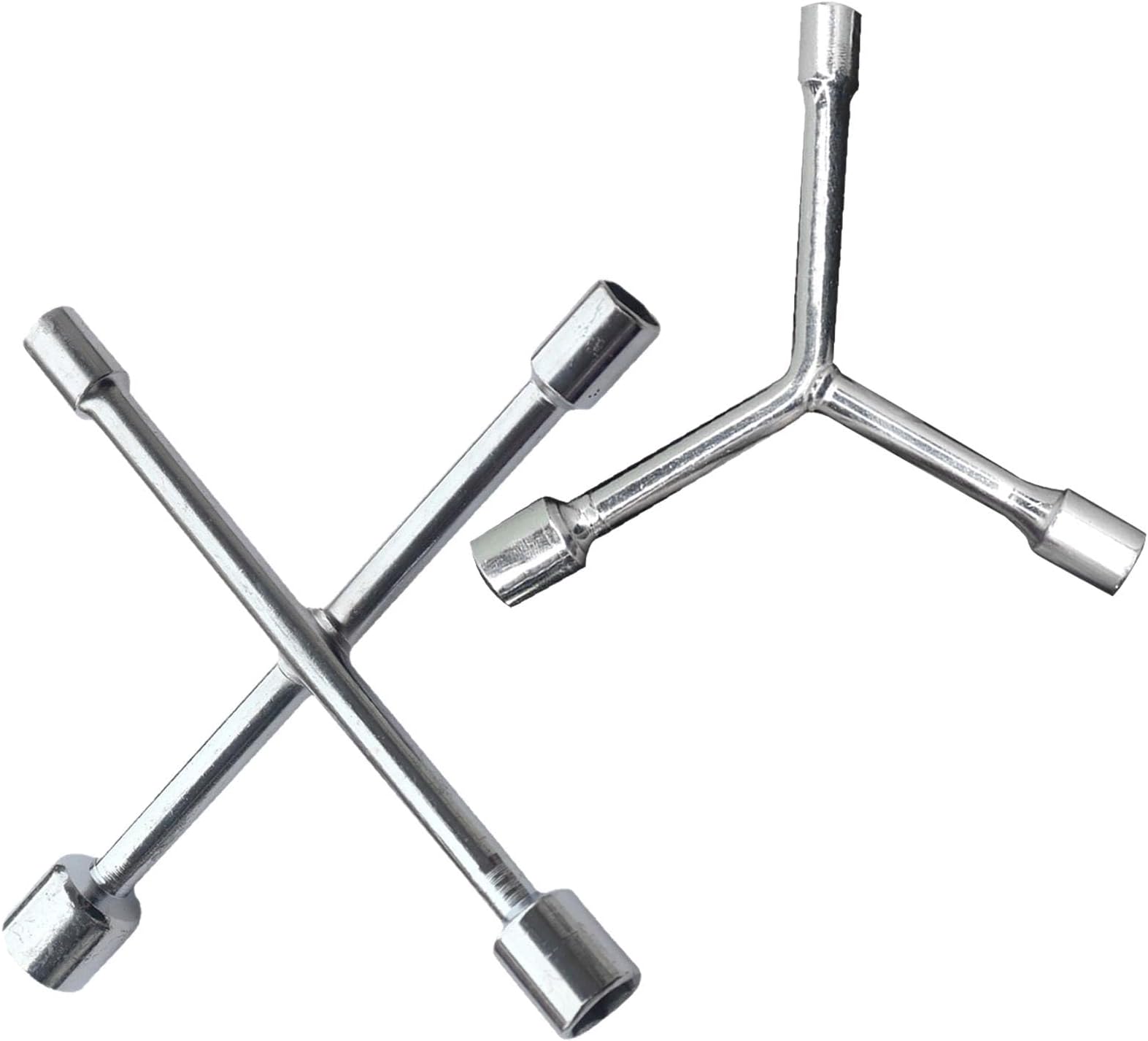 20" 4 Way Cross Wheel Nut Rim Wrench For Cars With Common Hexagonal Lug Socket Sizes 17 19 21 23mm 12150120a