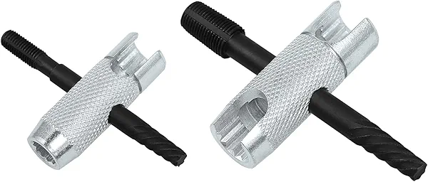 NOVINO Grease Zerk Tool,4 Way Zerk Grease Fittings Removal Tool Fit 1/4"-28 SAE,1/8"-NPT,M10x1 M8x1 and Hex Size 3/8" 5/16" 7/16" for Remove Install Rethread Damaged Fitting