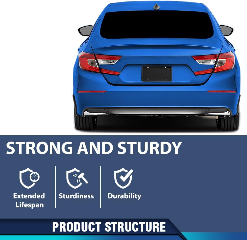 PIT66 Rear Bumper Reflector Light Tail Lamp Case Right Side Compatible with Honda Accord 2018-2022 33505TVAA01, HO1185113 Red