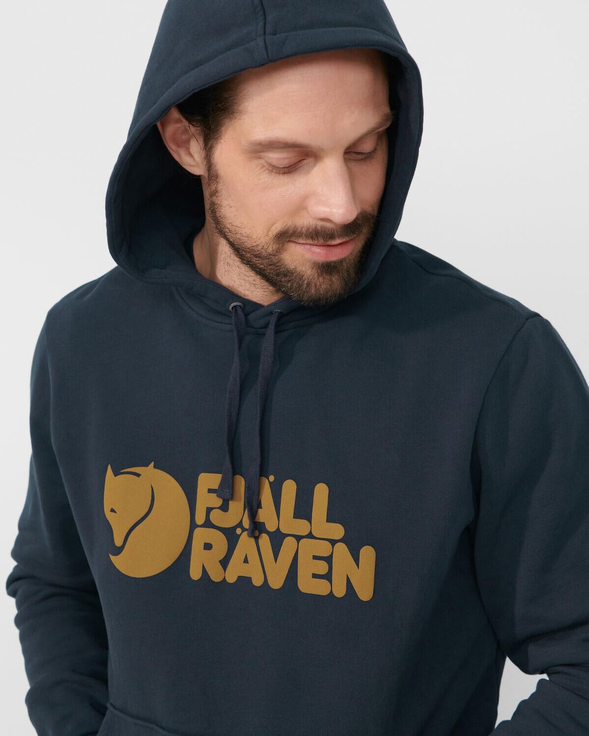 Fjällräven Herren Logo Hoodie Pullover Sweatshirt Kapuzenpullover