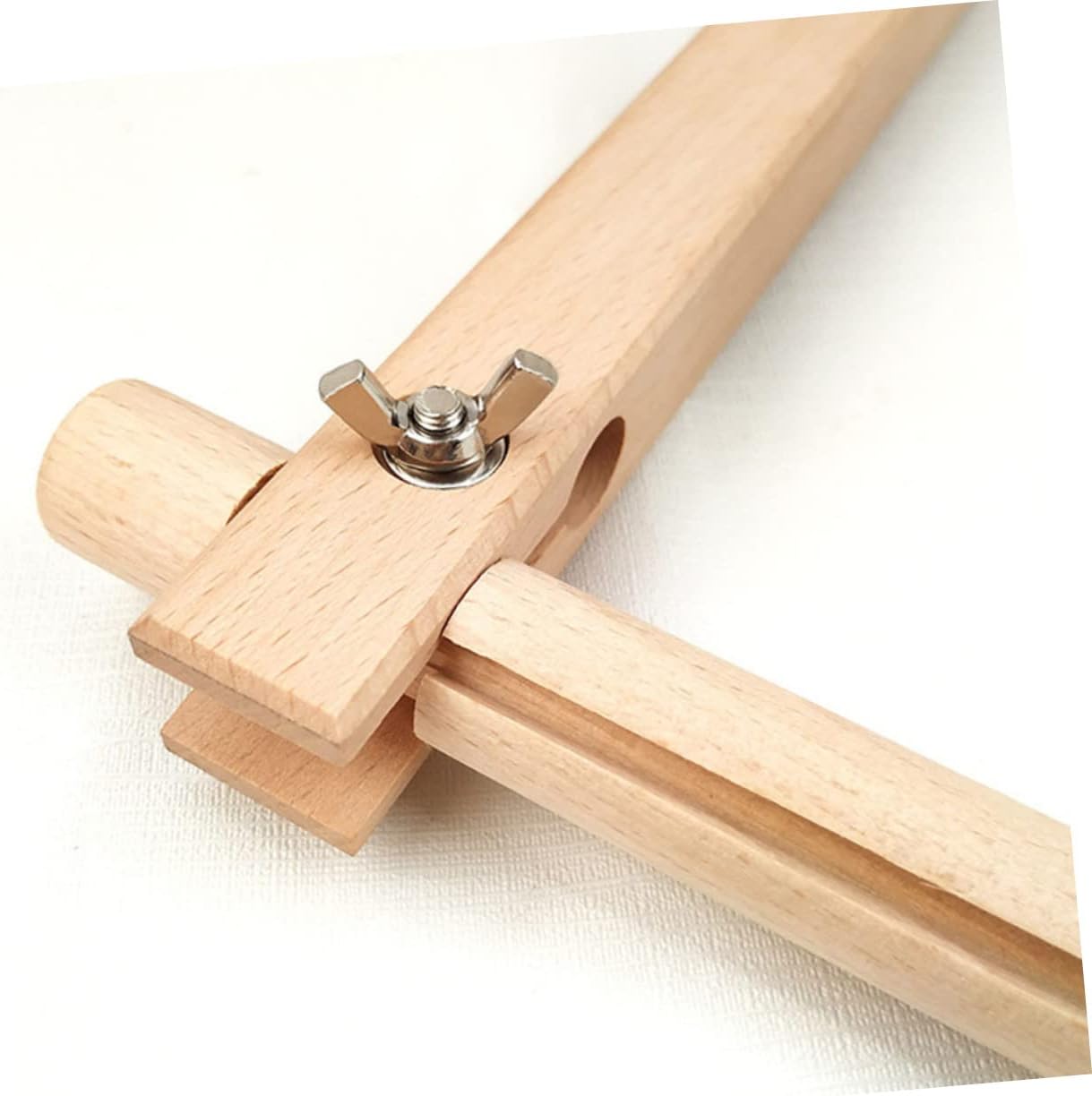 Operitacx Stitching Stand Embroidery Tools Solid Wood Rack Embroidery Accessory Cross Stitch Frame for DIY