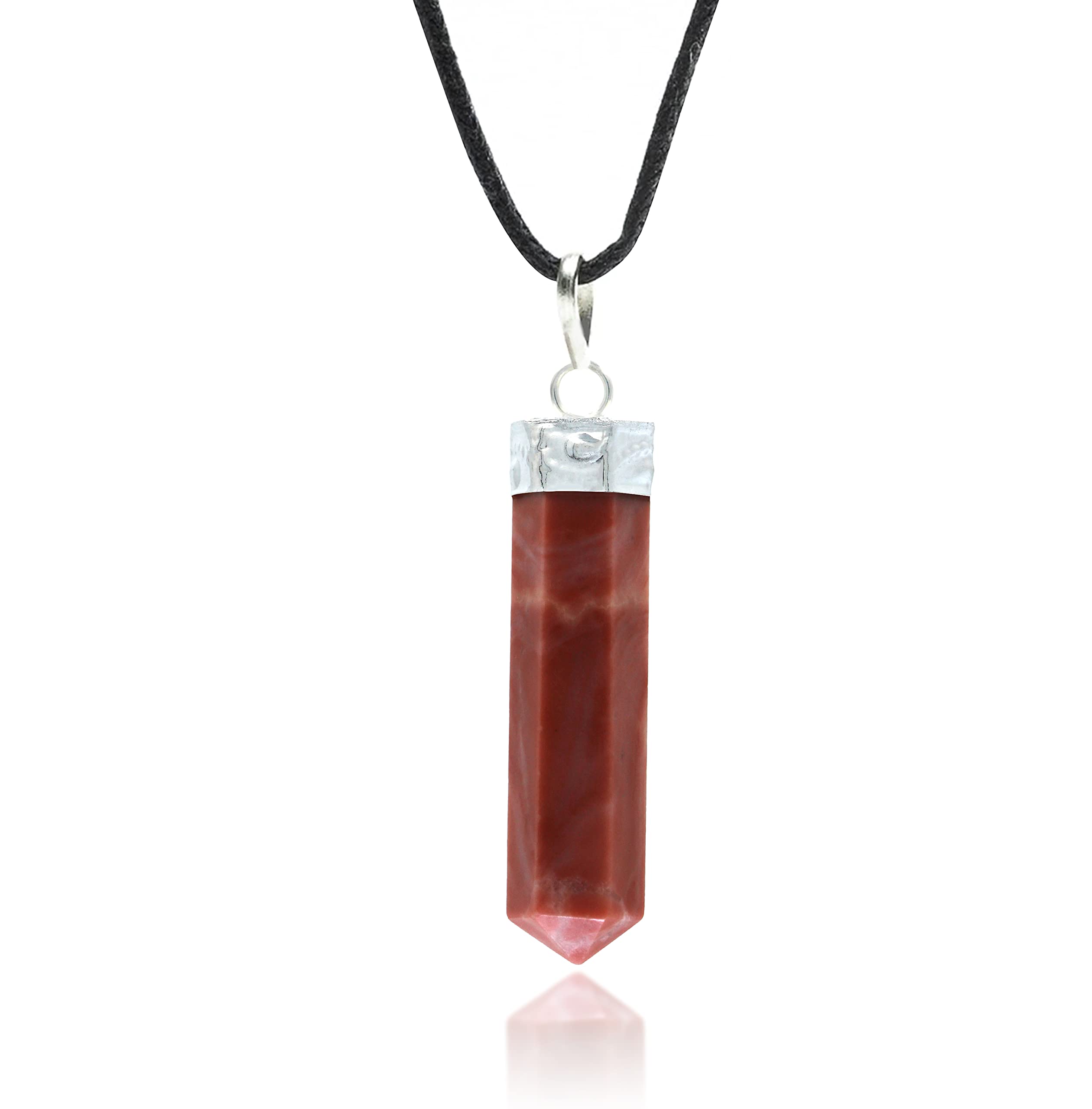 Peach Aventurine Healing Crystal Necklace - Optimism, Success & Luck. Inspiration & Manifestation