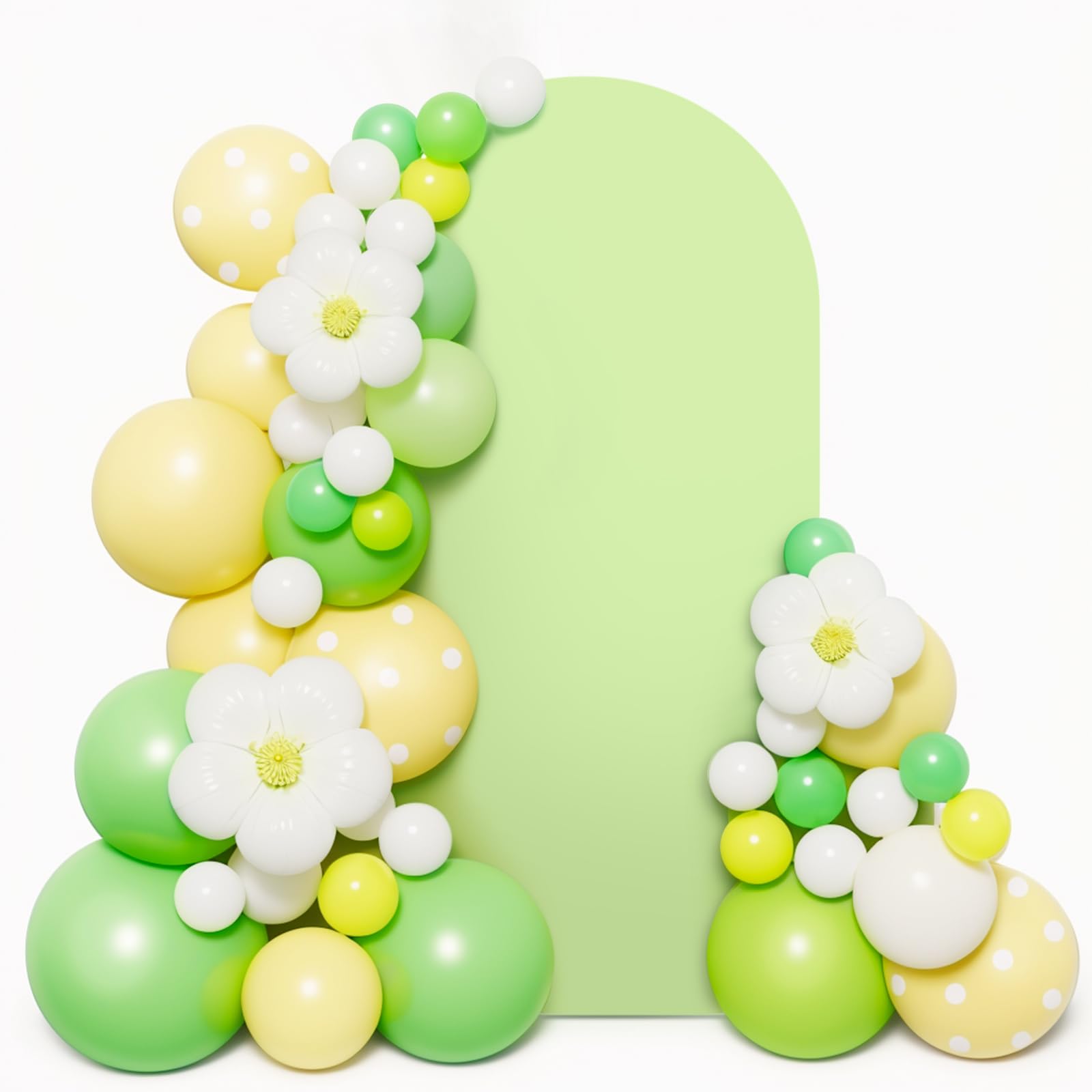 Photo 1 of *** PHOTO FOR REFERENCE ONLY*** LEBENGURU Upgraded 6.6FT Open Arch Backdrop Cover, Green Spandex Fitted Round Top Wedding Arches, Double-Sided U-Shaped Arch Chiara Stand Covers for Birthday Party Baby Shower Banquet Balloon Décor