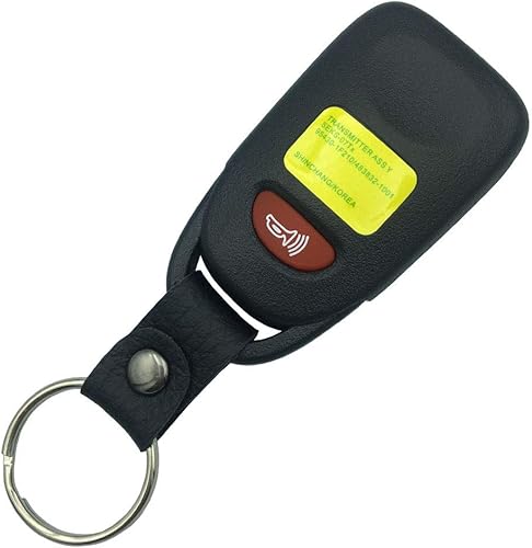 Miniatura 2 de Funda para llave remota de entrada sin llave con carcasa de llave de 4 botones para Hyundai Elantra Sonata sin chips sin soporte de batería