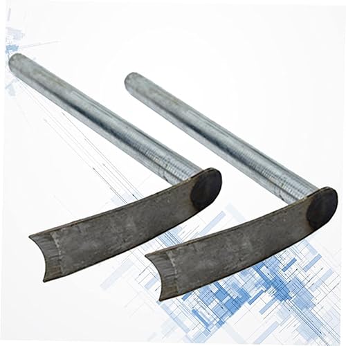 Miniatura 5 de ibasenice 2 piezas pequeñas azadas de acero para jardín, herramientas de mano duraderas para deshierbar y plantar, diseño ergonómico para trabajos