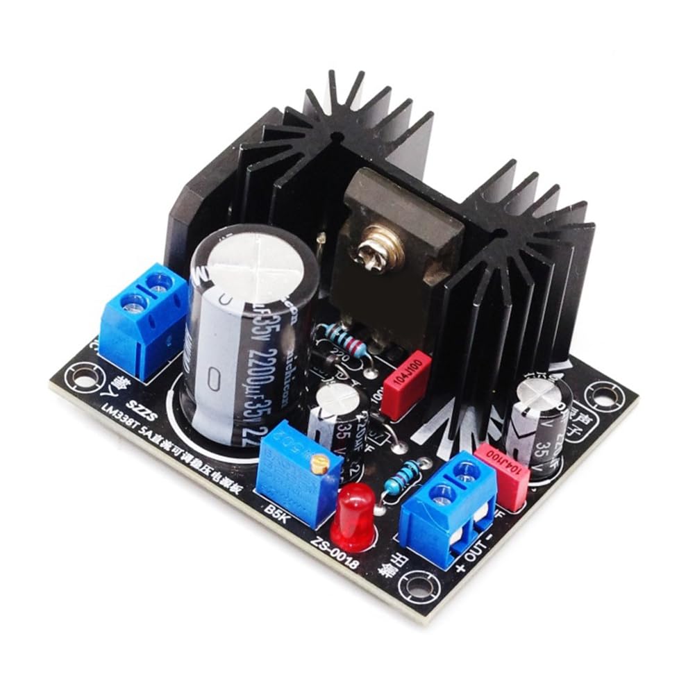 Littimoon Adjustable Filament Voltage Regulation Power Supply Board LT1083 7A Output Linear Regulated DIY Electronics Kit