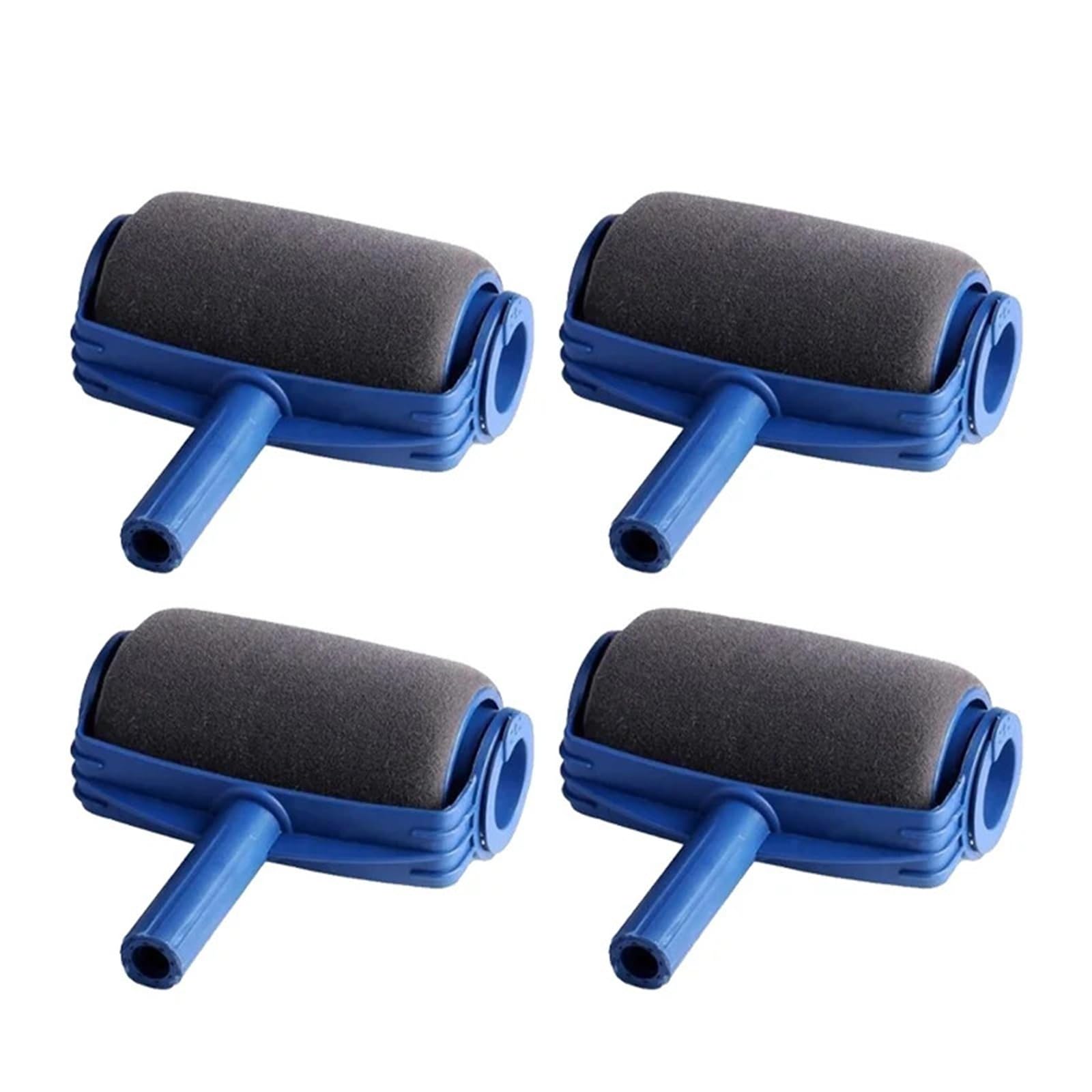 Farbroller Farbroller-Set mit multifunktionalem Griff, Kunststoff-Malpinsel for Büro- und Hausdekoration(Single Roller-4PCS)