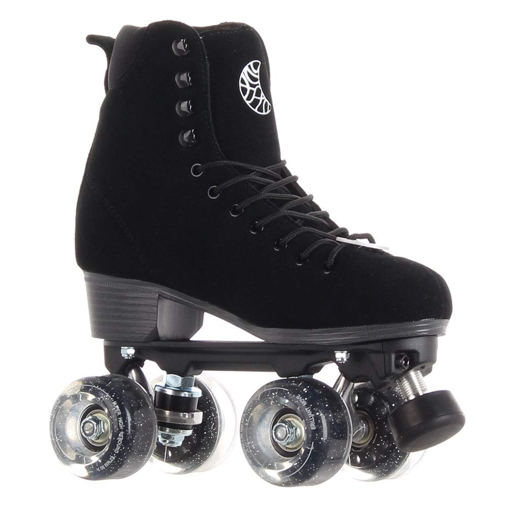 Skates Luna Quad Roller Figurine Patins à roulettes (Shadow noir, EU42/UK8/US 10/27,2 cm)