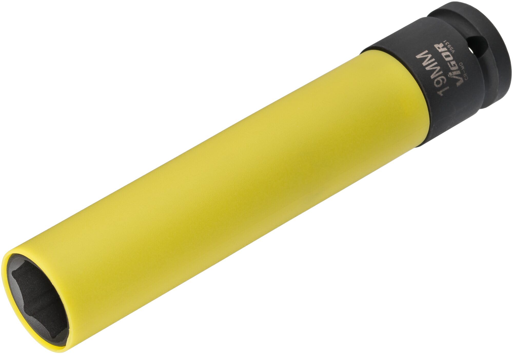 ViGOR - Set di chiavi ad impulsi extra lunghe 3 pezzi V5933/3 | design extra lungo | efficiente, robusto | azionamento: cava quadra 12,5 mm (1/2 pollice), uscita: profilo esagonale esterno