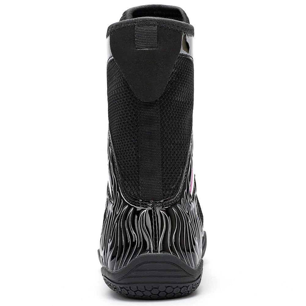 Scarpe da Boxe da Uomo per Giovani, Leggere in Mesh, Alte, da Kickboxing, per Combattimento e Allenamento Atletico Fitness