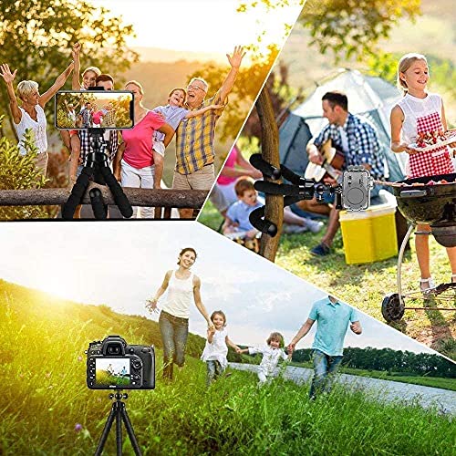 Suporte para webcam de tripé de polvo de mesa com mini esponja – Suporte multifuncional flexível par