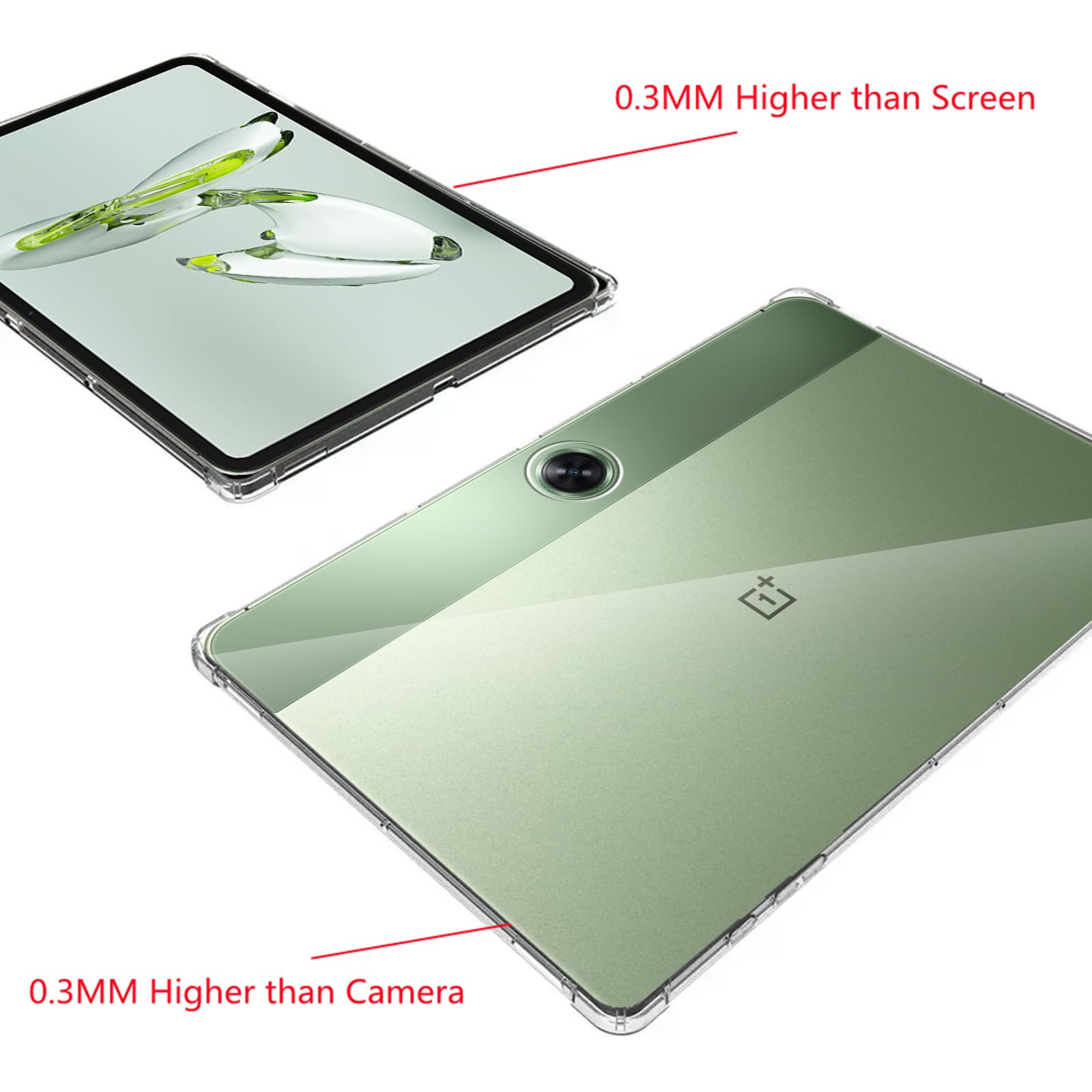 Just in Case Tri-Fold OnePlus Pad Go Book Case Zwart