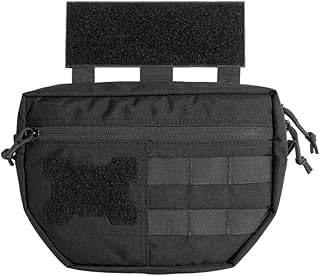 EXCELLENT ELITE SPANKER Tactical Drop Dump Pouch Molle Tool Pouch with Hook & Loop Carrying Kit Bag for Tactical Vest Chest Rig - EXCELLENT ELITE SPANKER