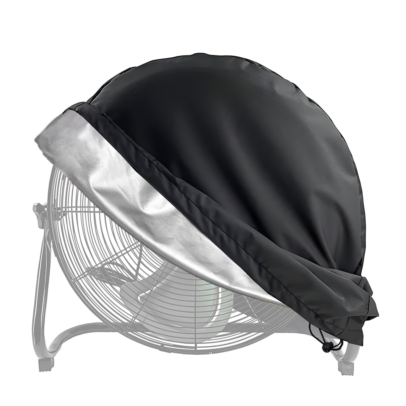 TIFILE Industrial Fan Cover, 420D Oxford Heavy Duty Outdoor Fan Cover, Waterproof & Dustproof Cover Fits Up to 18-20" High-Velocity Floor Fan All-weather Protection