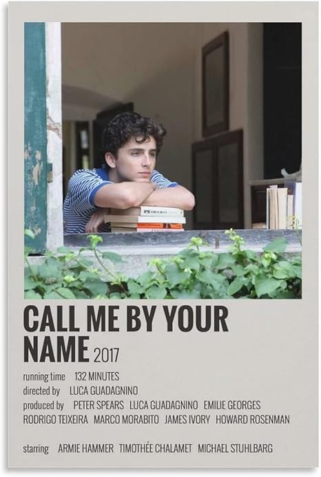 Tyio Call Me By Your Name Movie Poster Hd Canvas Prints Wall Art Room Aesthetics Decor 12x18inch 30x45cm Amazon Ca Home Tyio Call Me By Your Name Movie Poster Hd Canvas Prints Wall Art Room Aesthetics Decor 12x18inch 30x45cm Amazon Ca Home