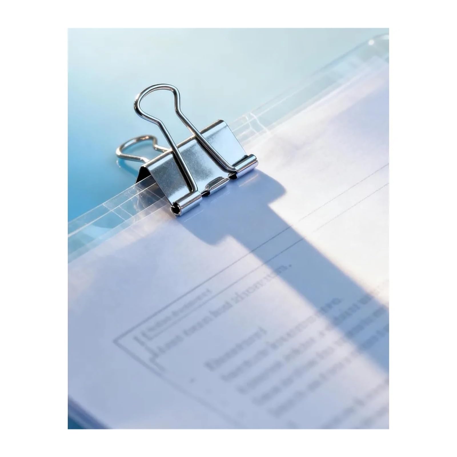 Foldback Klammern 100er-Pack 1,6-Zoll-Binderklammern | For eine effiziente Dokumentenorganisation