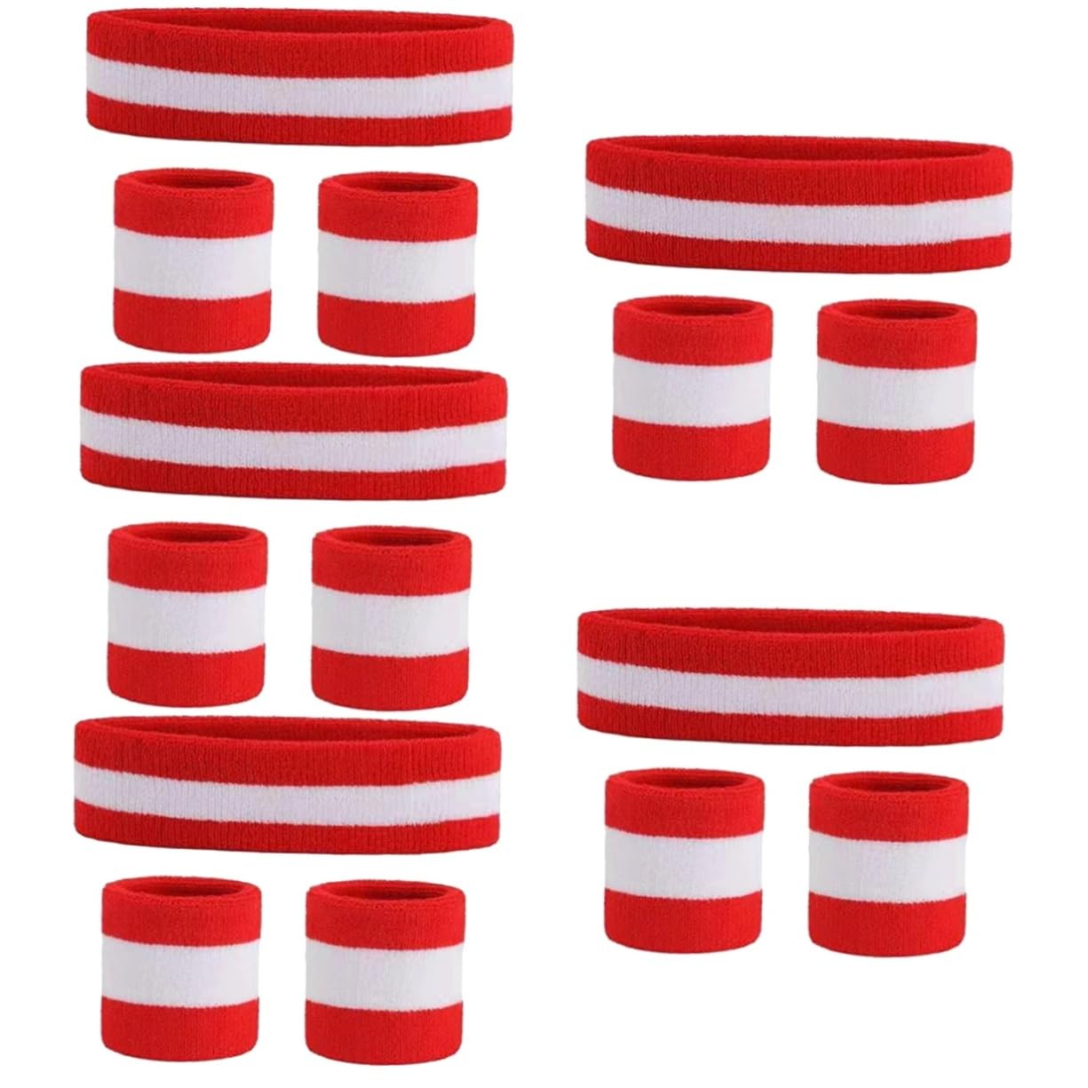 Toddmomy Braccialetto per fascia sportiva fodera della fascia tergisudore fascia antisudore Uomini fascia per Polsino sportivo con fasce per il sudore fascia atletica cotone