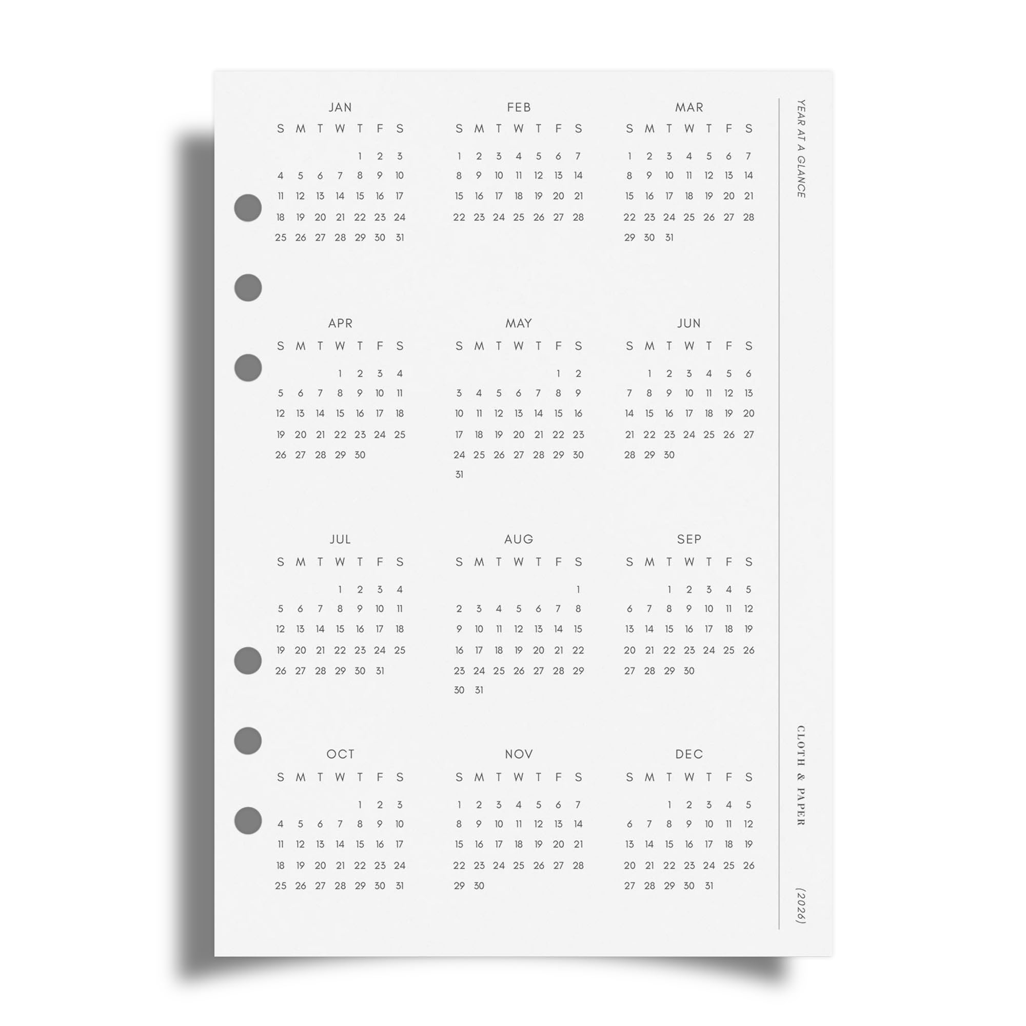 Planificateur annuel 2026 A5 pour ne plus oublier vos objectifs clés - 8