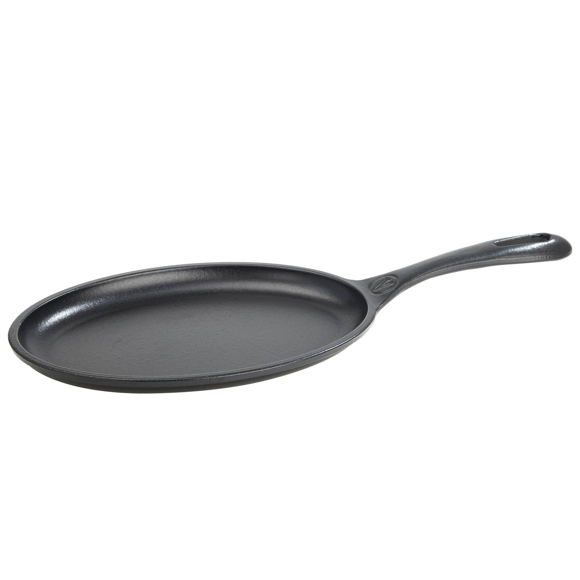 VICTORIA Padella per Fajita in Ghisa Smaltata Induzione da 25cm, Adatta per, Fuoco, Barbecue, Forno, Vetroceramica e Gas, Cast Iron Skillet Senza Sostanze Tossiche, Senza PTFE e PFOA