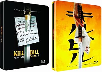 Amazon キル ビル Vol 1 Vol 2 ブルーレイ 数量限定スチールブックセット デザイン特別仕様 リージョンフリー 日本語字幕収録 輸入版 映画