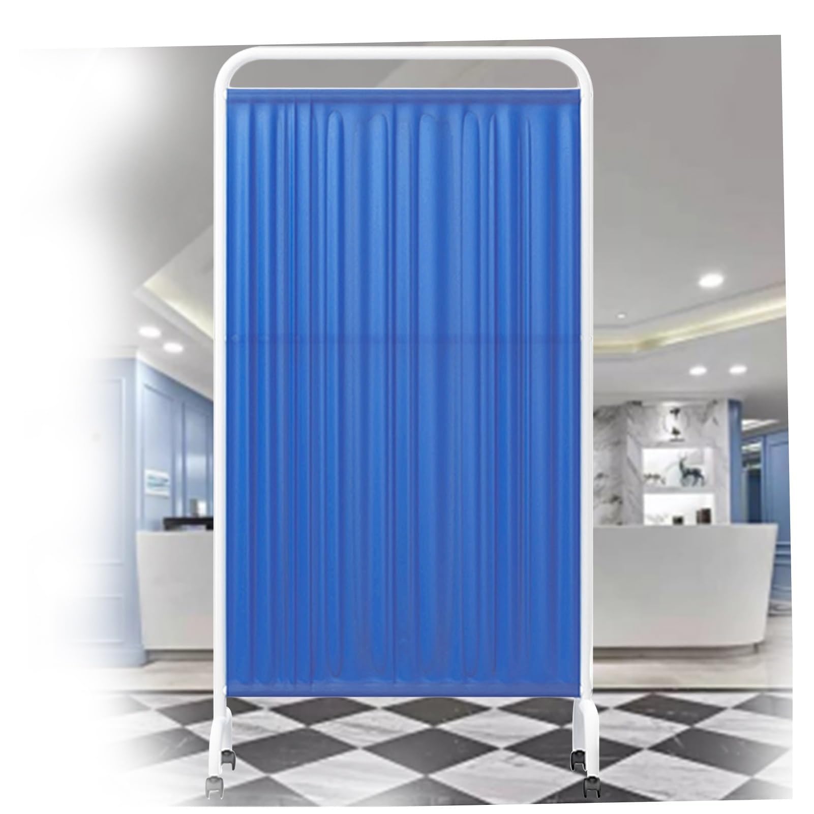 Paravent Médical Mobile, Paravent Médical Pliable, Cloison De Séparation De 1,80 M De Haut, Clôture Temporaire Pour Cliniques, Patients Et Salles D'examen(D,1-panel)