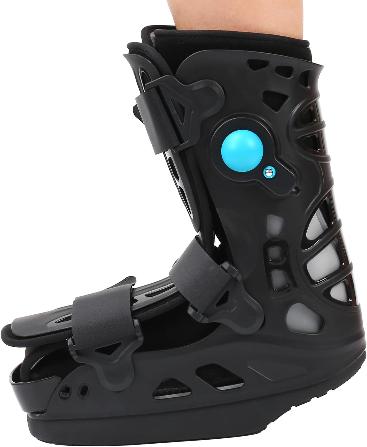 Offloading Walking Boot Inflatable Walker Fracture Boot for Heel Pain or Ankle Sprained Medical Short Air Cam Walker Brace for Fracture, Achilles Tendon Injury, Ulcerations (Large)