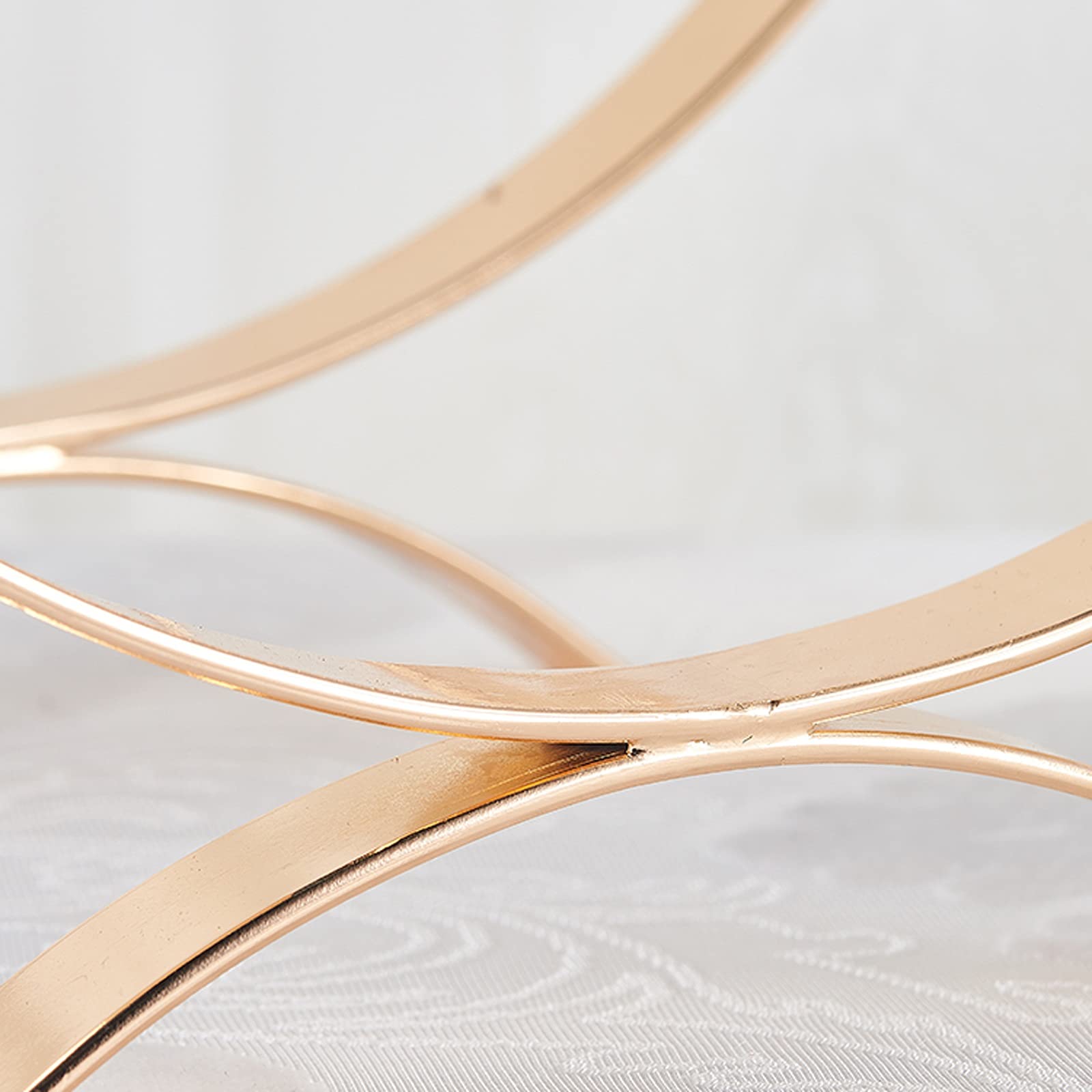 Présentoir à Gâteau Golden Cake Stand 2 Couche Dessert Table Table Cupcake Stand Aftersinon Thé Pâtisserie Plaque de service pour mariages, fêtes de thé, anniversaires Stand de Gâteaux