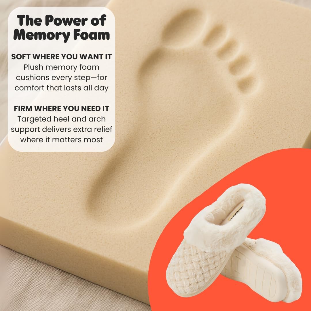 Dearfoams Women's Claire Textured Knit Clog Slipper - Image 2