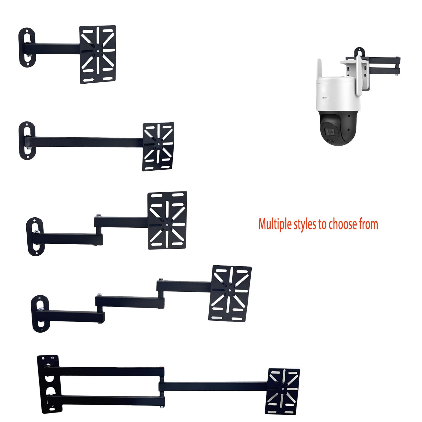 Movable L-Shaped Dome Camera Bracket, Used For Wall-Mounted