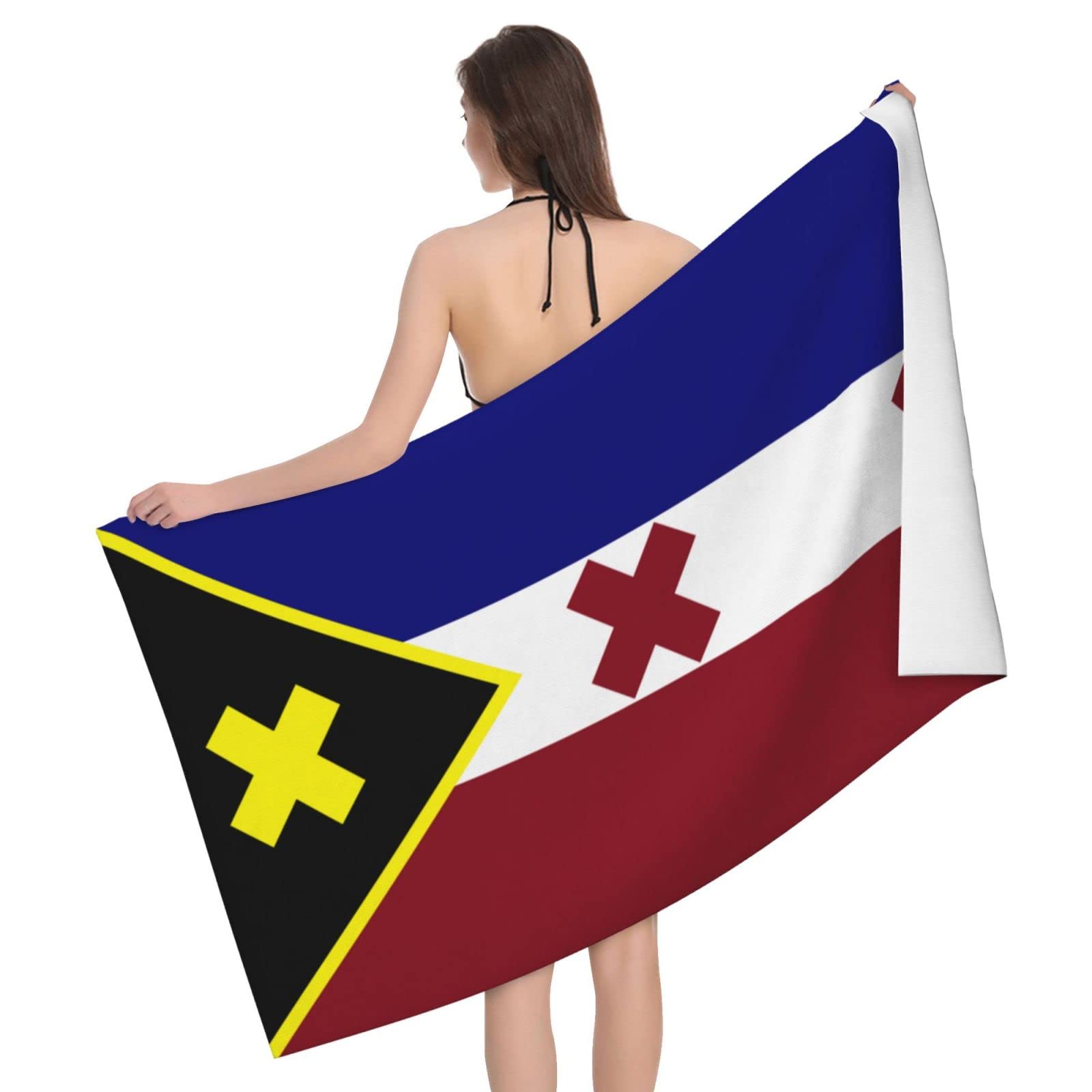 LSRCPD Beach Towels Lmanburg Flag 2021 Dream Sports Gym Swim Yoga For Adults Women 80X130Cm