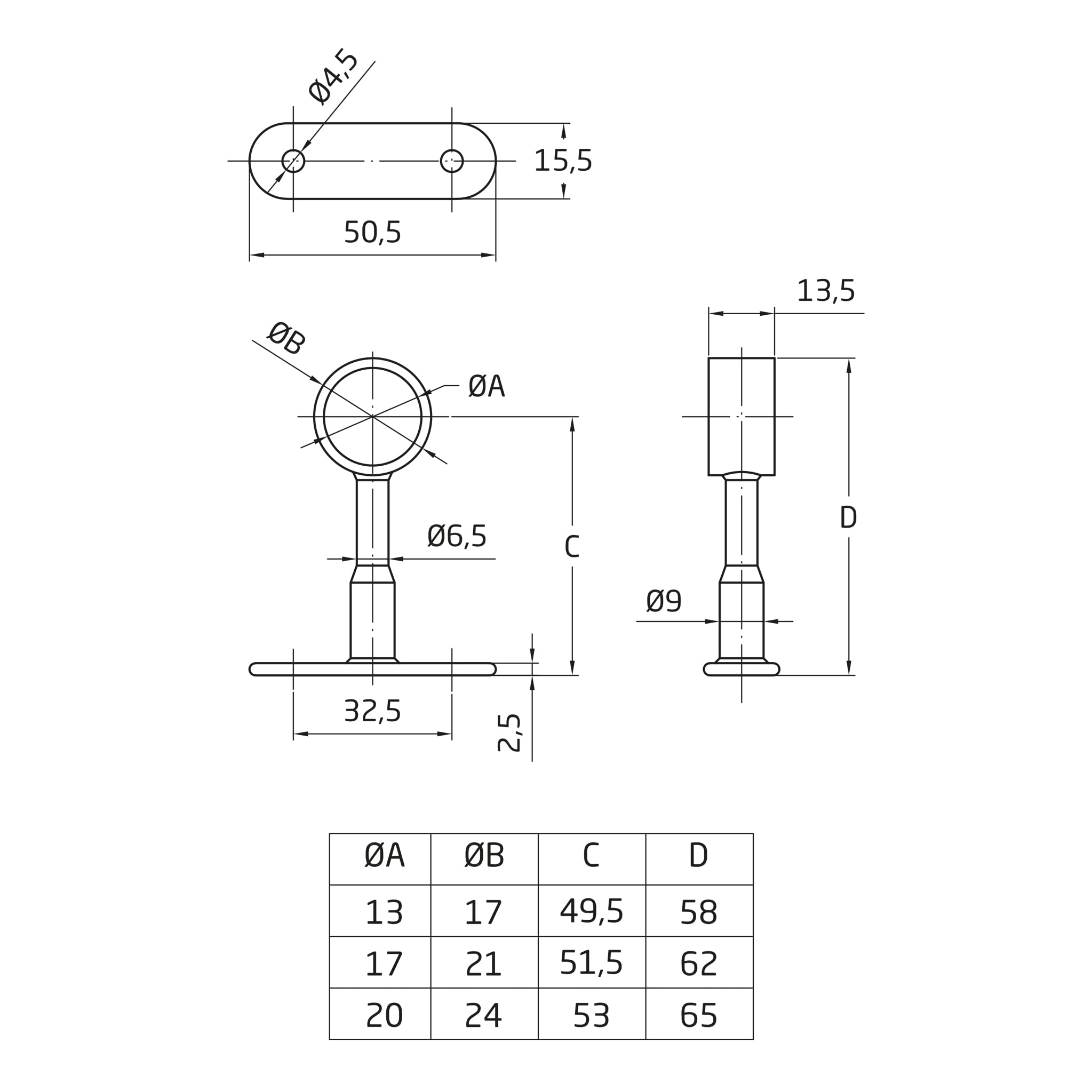 Amig 11-19 Chrome Stand (2u), Verchromt Glänzend - Image 2
