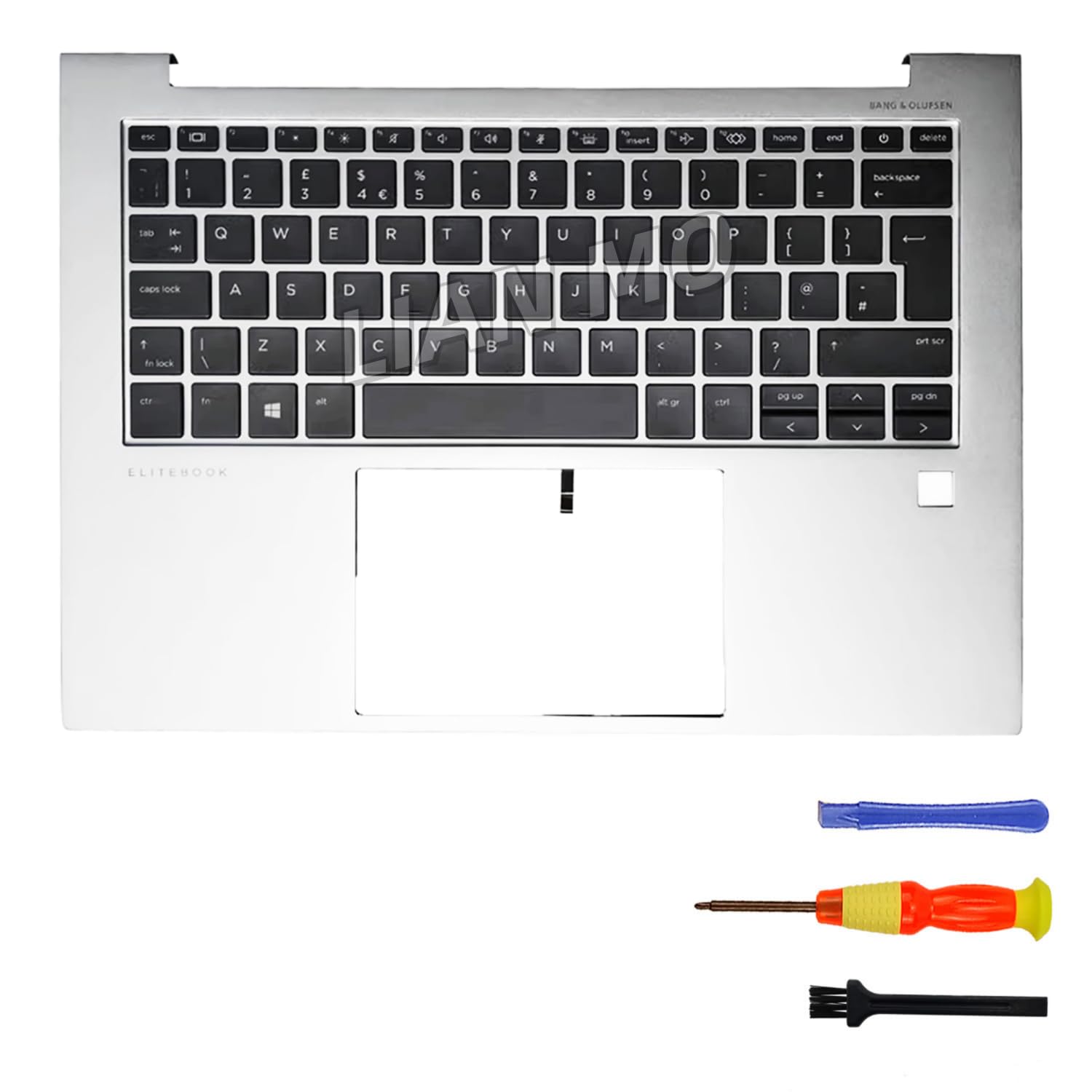 Wymienna klawiatura z podświetleniem kompatybilna z HP EliteBook 840 845 G9 G10 C obudowa + zespół klawiatury (UK)