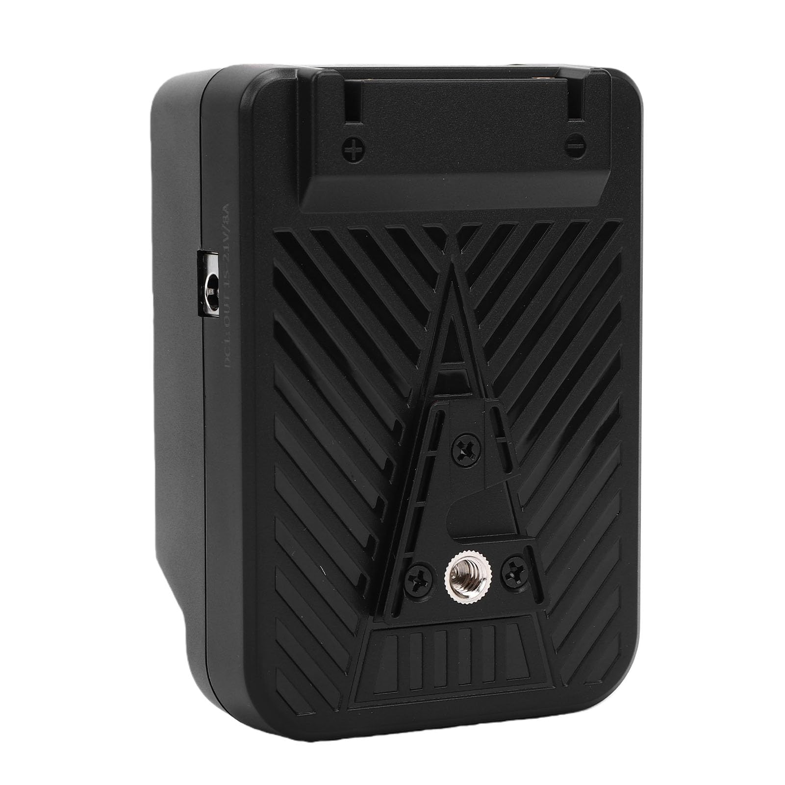 Jiawu Adaptador de Batería de Montaje en V, Convertidor de Potencia Multipuerto de 100 W para Profesionales en Movimiento, ABS, 1 Unidad